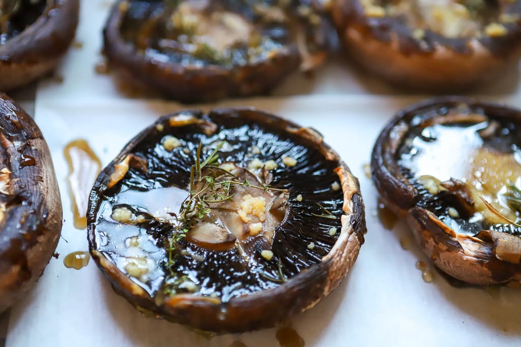 Sweet Potato Stuffed Portobello Mushrooms escape from grains