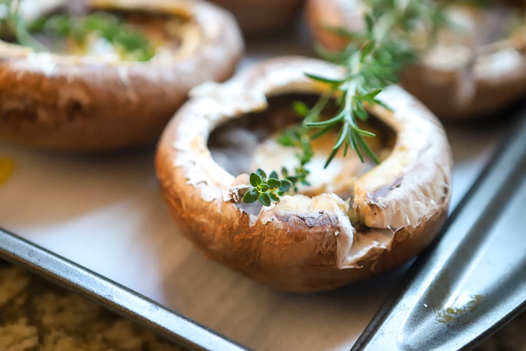 Sweet Potato Stuffed Portobello Mushrooms escape from grains