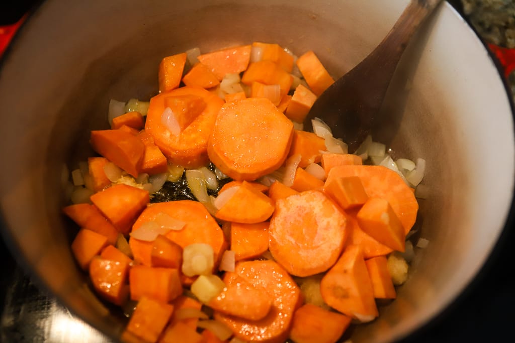 Creamy Sweet Potato Mushroom Curry - Escape From Grains