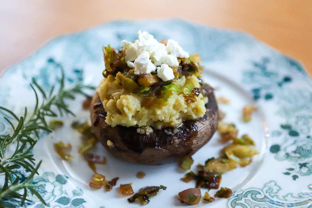 Sweet Potato Stuffed Portobello Mushrooms escape from grains